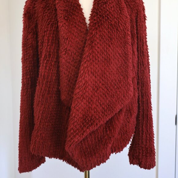 Bardot Faux Fur Waterfall Jacket - Picture 5 of 7